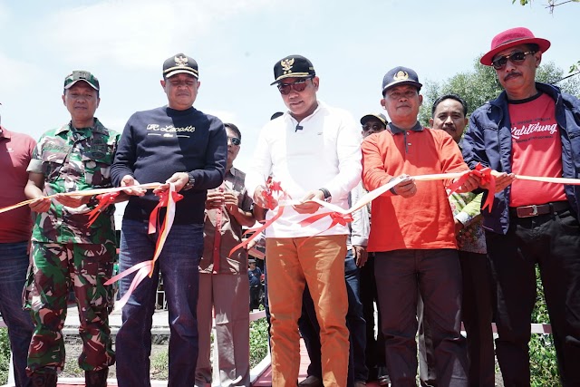 Wabup Sidoarjo Resmikan Desa Wisata Susur Sungai Tambak Cemandi Sedati