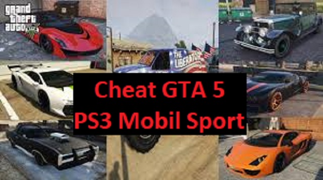 Cheat GTA 5 PS3 Mobil Sport
