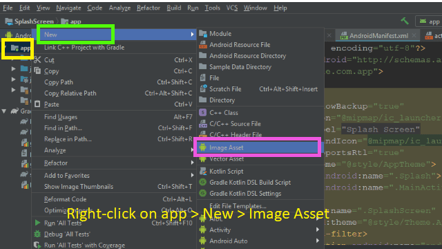 Image Asset android studio