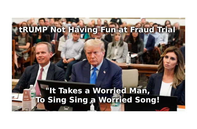 Trump's Not Having FUN at FRAUD Trial - SEE? Behave Crazy and You Get Punished!