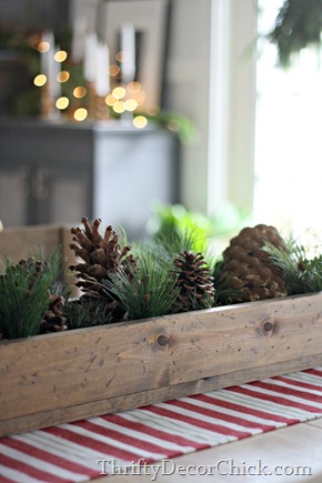 DIY long wood box