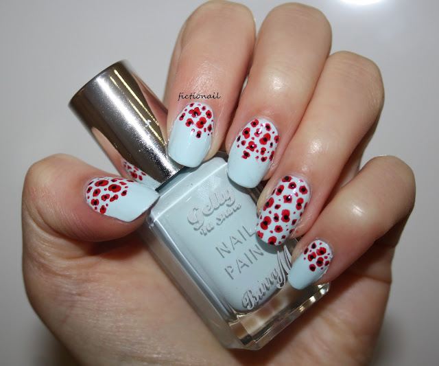 Remembrance Day Poppy Nail Art