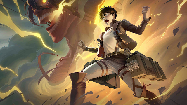 yin eren mlbb attack on titan wallpaper