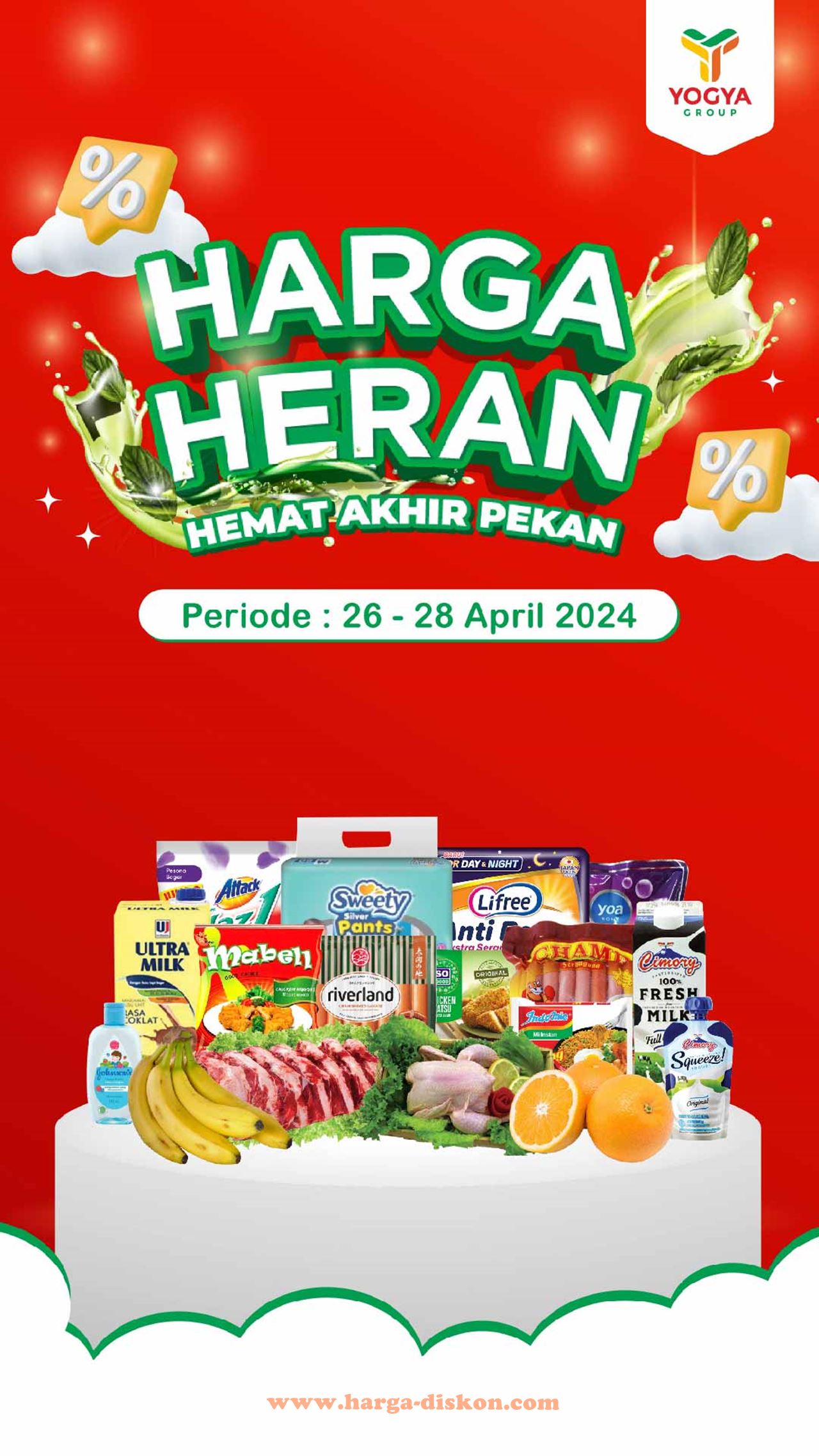 Promo Toserba YOGYA Akhir Pekan 26 - 28 April 2024