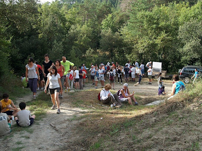 Esmorzant a la Quintana de la Noguera