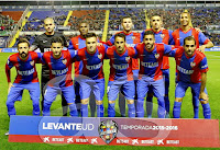 LEVANTE U. D. - Valencia, España - Temporada 2015-16 - Rubén, Simao, David Navarro, Feddal y Deyverson; Morales, Rubén García, Toño, Pedro López, Camarasa y Verza - LEVANTE U. D. 0 REAL BETIS BALOMPIÉ 1 (Rubén Castro) - 27/11/2015 - Liga de 1ª División, jornada 13 - Valencia, estadio Ciudad de Valencia