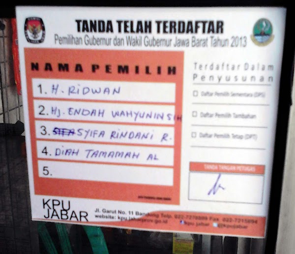 Tanda Telah Terdaftar