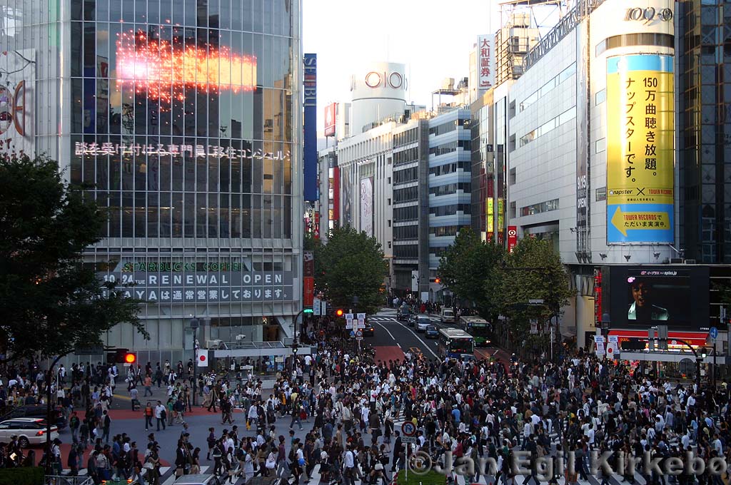 (c) Shibuya Crossin in Tokyo