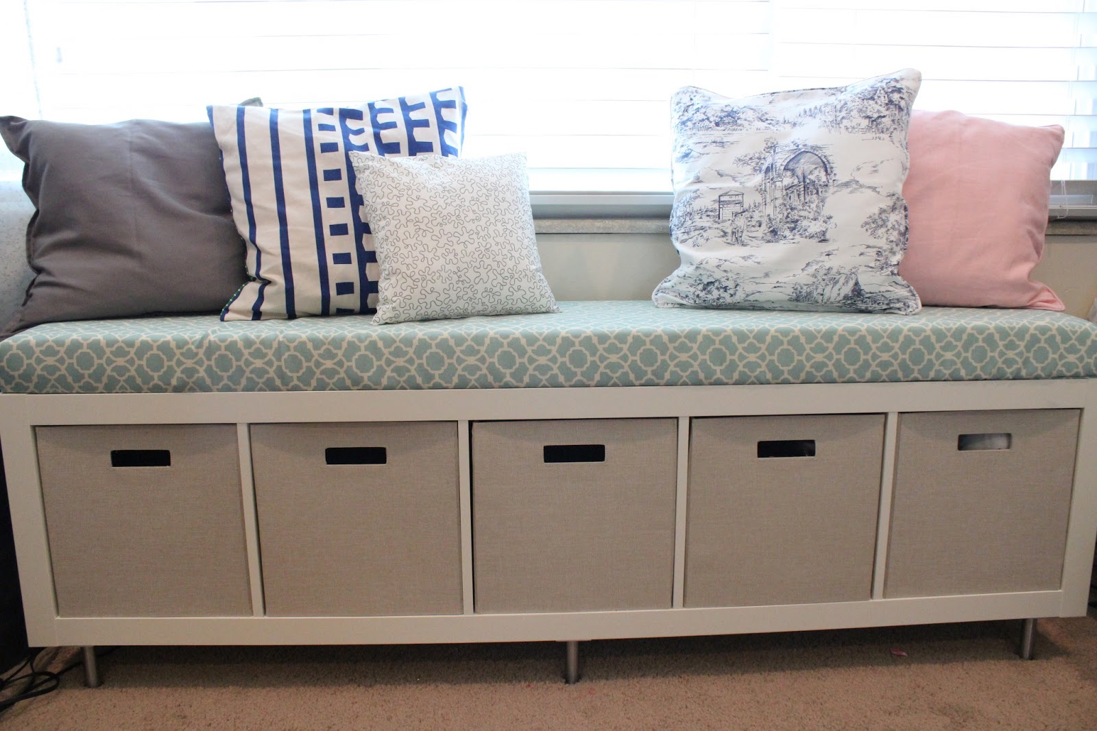 Window bench in our living room