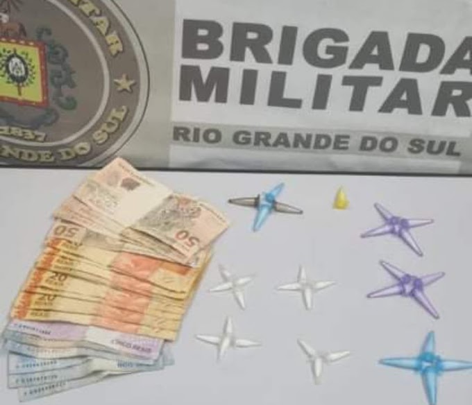 Brigada Militar realiza prisão por tráfico de drogas na Anair em Cachoeirinha 