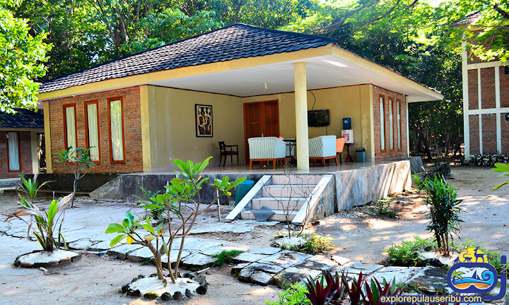 family cottage di pulau genteng kecil