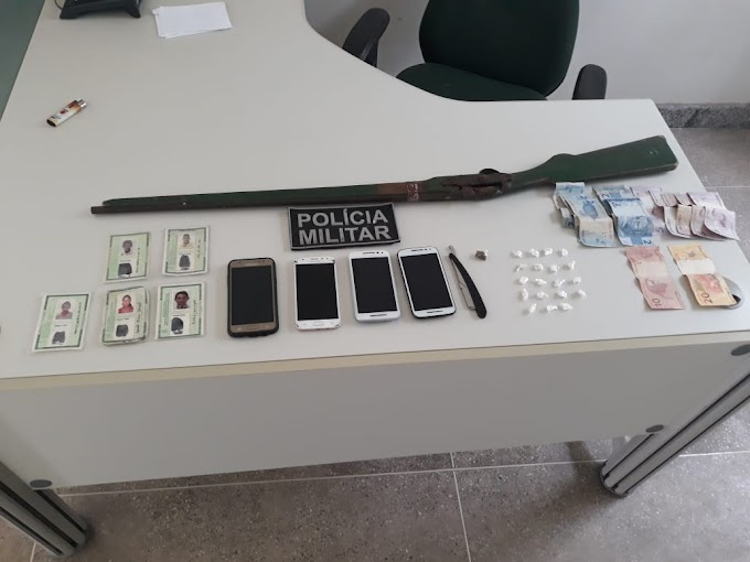 Polícia militar de Mucambo realiza prisão por tráfico de drogas.