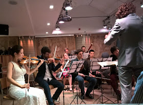 William Kunhardt and the Arensky Chamber Orchestra in Wagner's Siegfried Idyll at the Oak Room in the Hospital Club