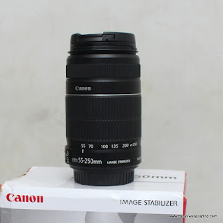 Lensa Canon 55-250mm IS2 Bekas di Banyuwangi