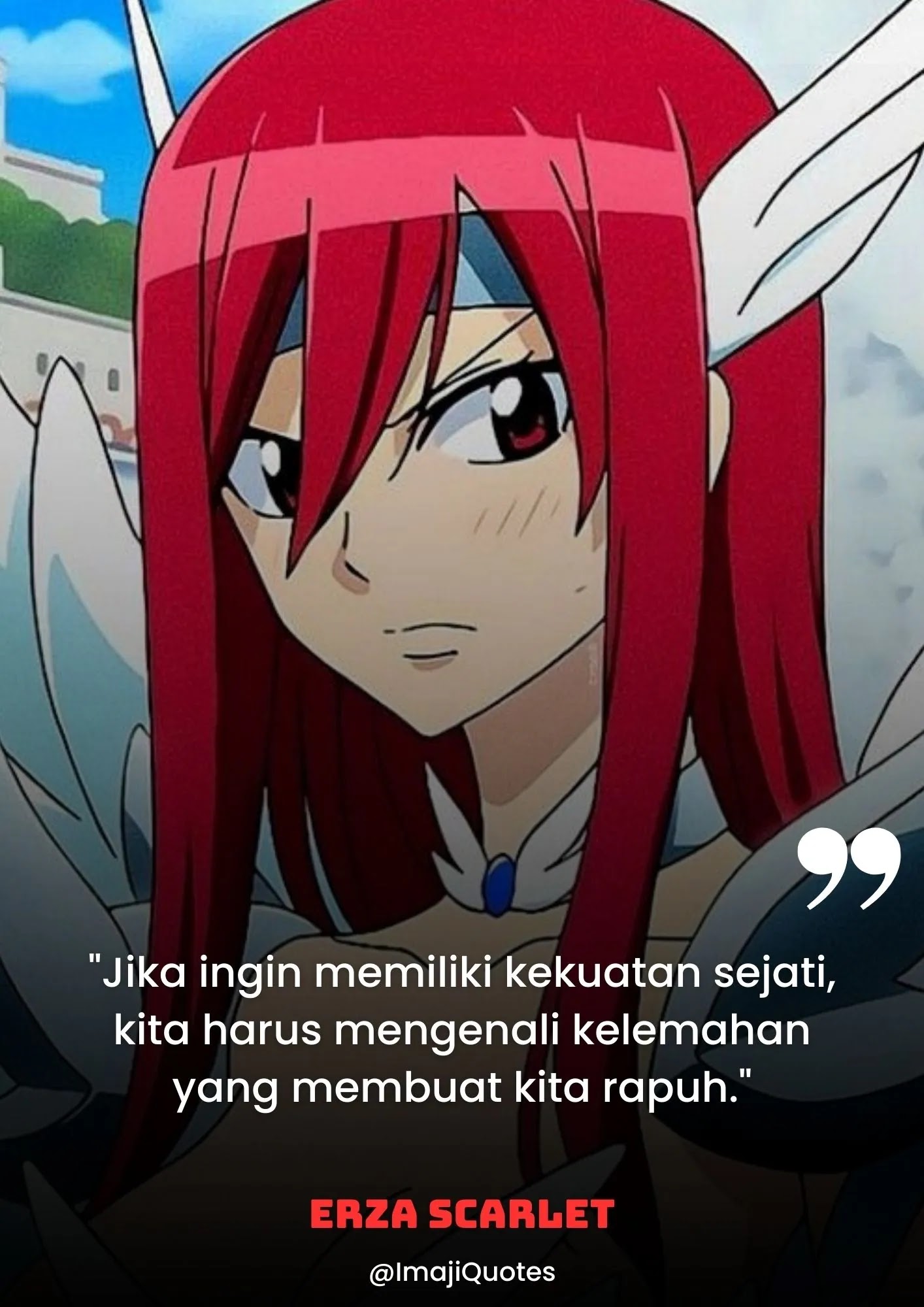 Quote Erza Scarlet (Fairy Tail)