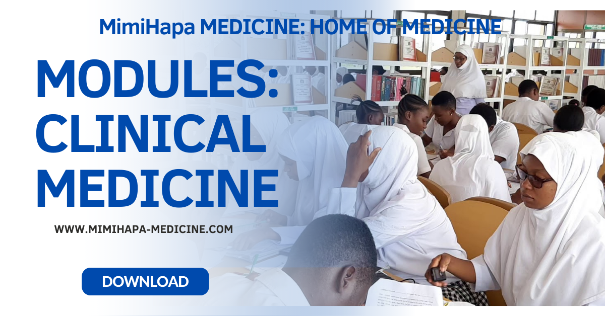 DOWNLOAD MODULES: CLINICAL MEDICINE ALL LEVELS |