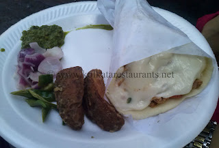 Chicken Shawarma wrap at Go Lebanese restaurant in Sarat Bose Road Kolkata