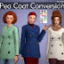 Sims 4 PEA COAT CONVERSION {Sims 4}