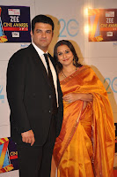 Vidya, Balan, and, Sridevi, at, Zee, Cine, Awards, 2013, desi indian hindi, saree, girl