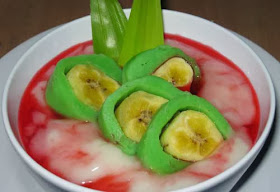 Resep Es Pisang Ijo Untuk Buka Puasa