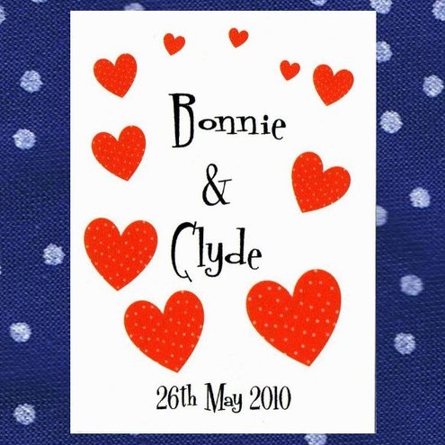 My Folksy finds this week are of course'W' themed Wedding stationery by 