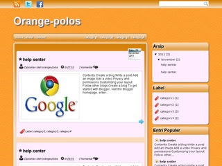 Orange polos