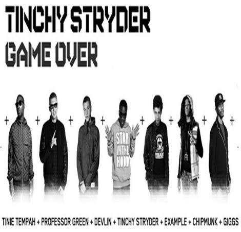 The Tinchy Stryder Game over song features the likes of Tinie Tempah, 