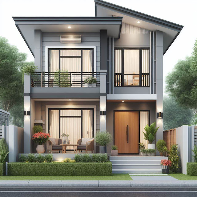 desain rumah 2 lantai