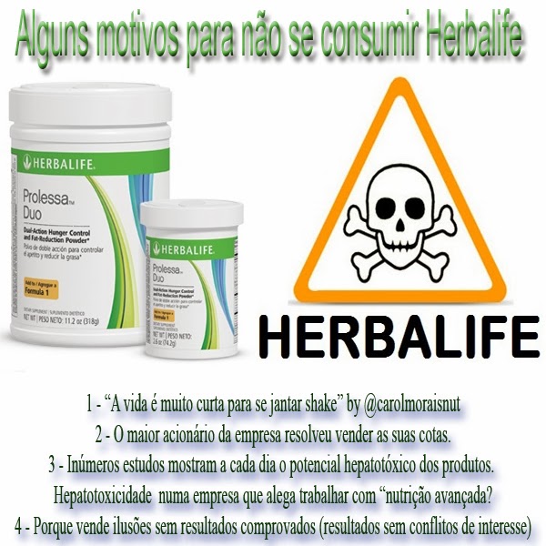 ESTUDO ASSOCIAM CONSUMO DE HERBALIFE A LESÕES NO FÍGADO 
