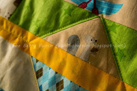 Berry Bunch: Over in the Forest: Jelly Roll Quilt: A Quilted Finish! 