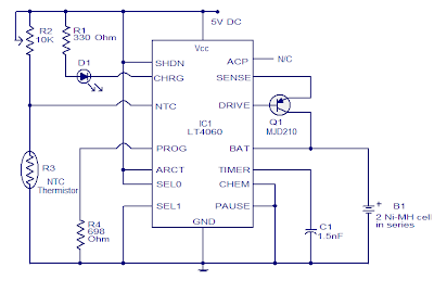 Nimh Battery Charger using LT 4060