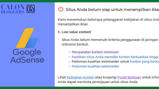 Cara Mengatasi Low Value Content (Konten Bernilai Rendah) di Google Adsense