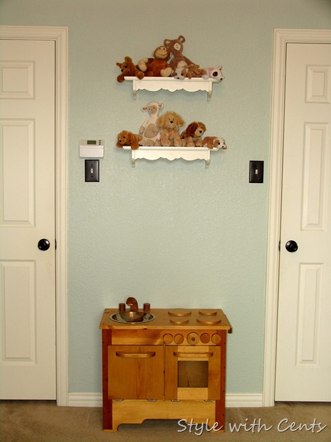 Creating an Inexpensive Playroom from Style with Cents www.stylewithcents.blogspot.com 1