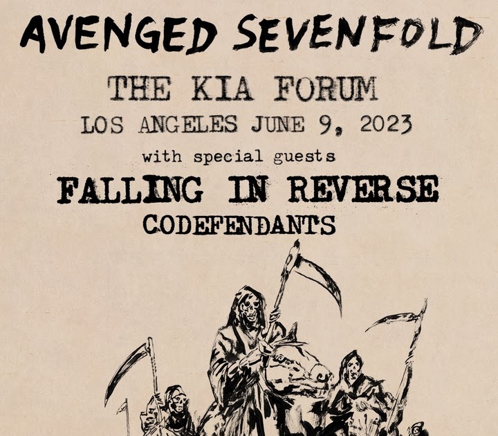 Avenged Sevenfold in Los Angeles at The Kia Forum