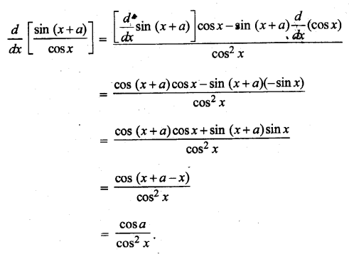 Solutions Class 11 गणित-II Chapter-13 (सीमा और अवकलज)