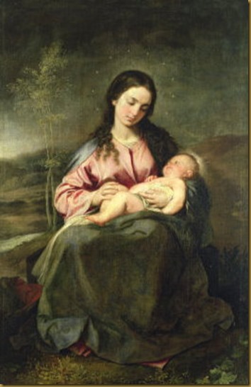 LA VIRGEN Y EL NIÑO CANO