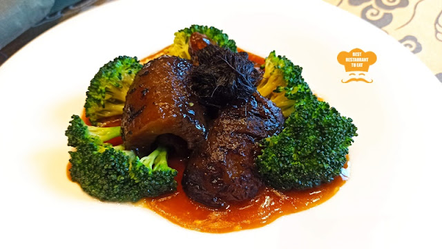 Summer Palace Chinese Restaurant CNY 2023 Menu - Braised Dried Oyster, Sea Cucumber, Sea Moss with Brown Sauce