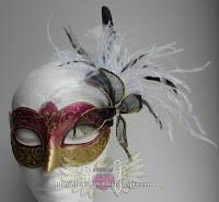 Feather Masquerade Mask