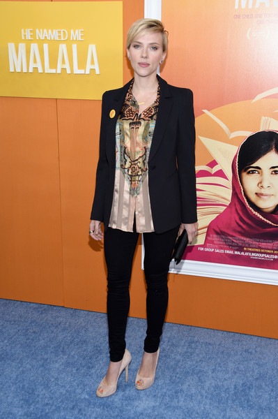 Scarlett Johansson Named Malala New York Premiere