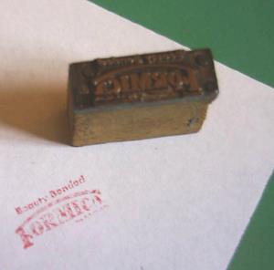 vintage formica samples stamp 50s 60s 1950 1960 atomic 