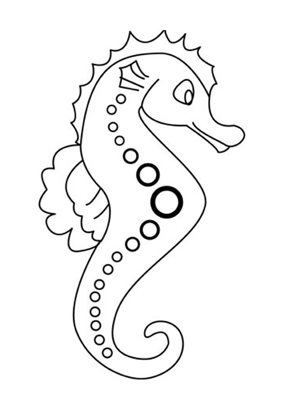 Download Seahorse Coloring Pages Pictures | Kids Coloring Pages