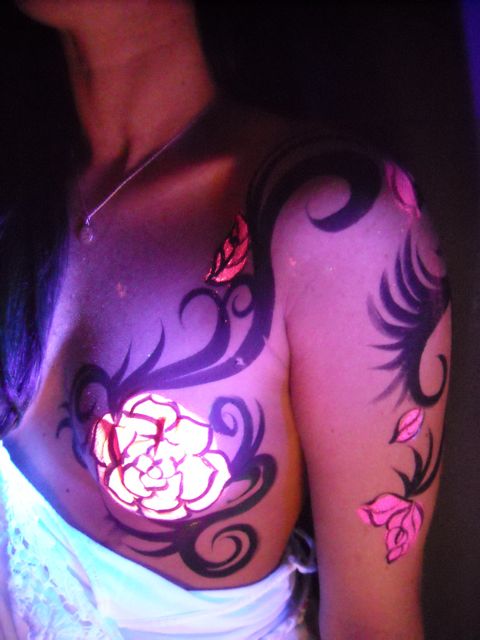 Black Light Tattoos