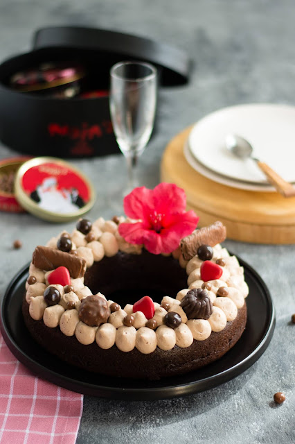 Gâteau au chocolat moelleux et ganache montée 