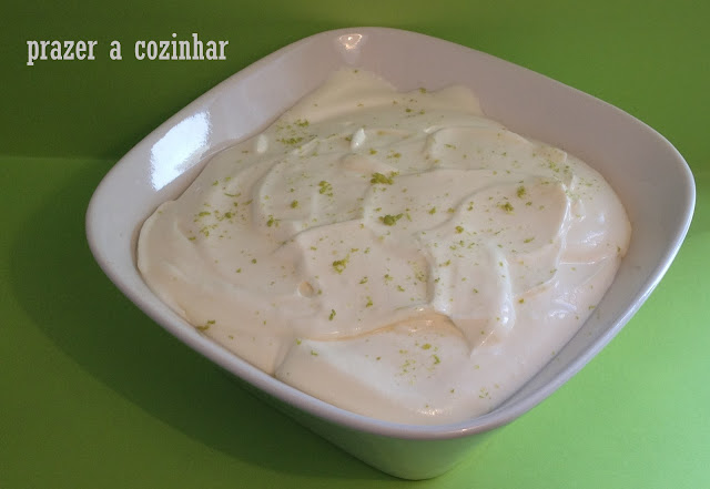 prazer a cozinhar - mousse de lima