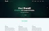 Free Flat Style Single Page Website Design Template PSD