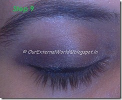 step 9 - brown smokey eyes with winged liner