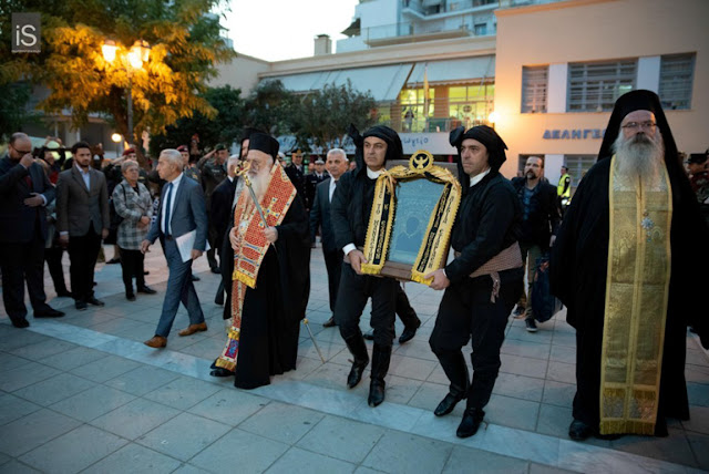 Την προστάτιδα του Ποντιακού Ελληνισμού, Παναγία Σουμελά, υποδέχθηκε η πόλη του Βόλου