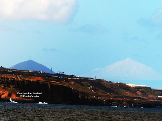 Fotos Teide nevado completamente desde playa Las Canteras