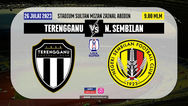 Siaran Langsung Terengganu vs Negeri Sembilan Live Streaming Liga Super 2023