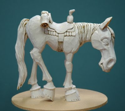 OutWestWoodCarving: Carving A Cowboy On His Horse-Part 6 ...